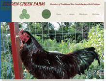 Tablet Screenshot of hidden-creek-farm.com
